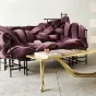 Дизайнерский Кофейный Латунный Столик Yanshe от LaLume