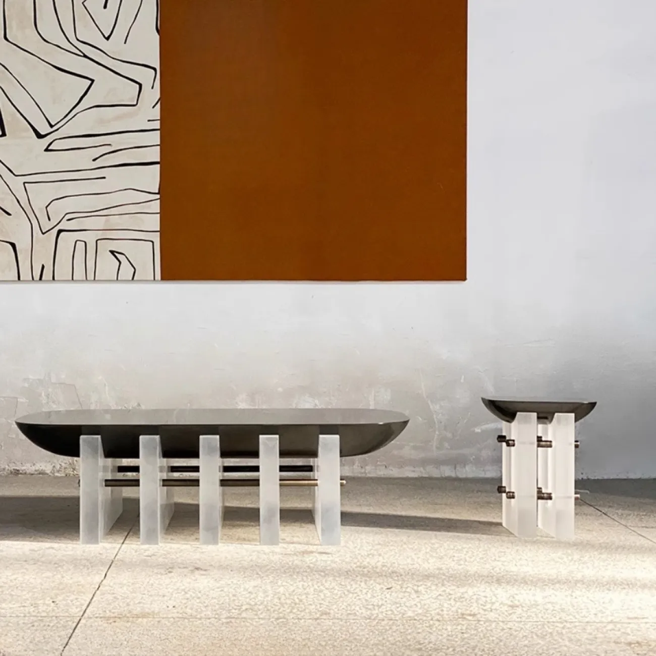 Дизайнерский Приставной столик Yanshe от LaLume