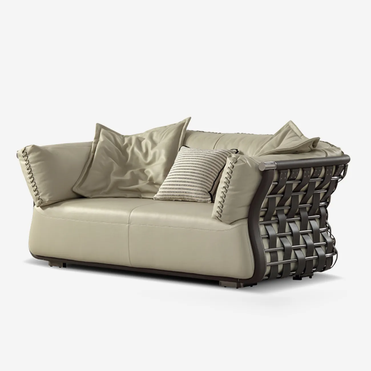 Роскошный диван MIVICA из натуральной кожи DV38595-32