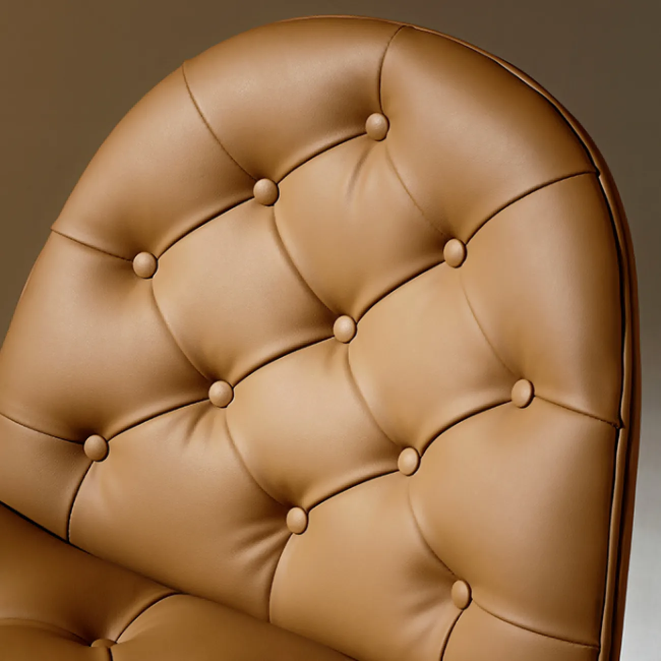 Роскошное кресло MIVICA из кожи и дерева KR38603-32