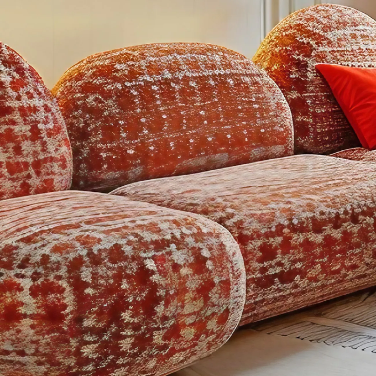 Роскошный диван Love Creation от MIVICA из дерева DV38606-32