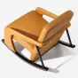 Роскошное кресло-качалка MIVICA  из натуральной кожи KR38608-32
