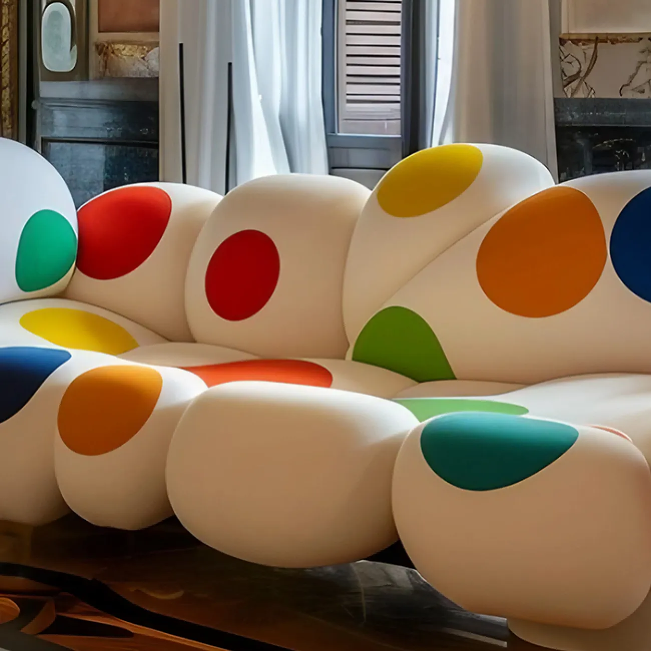 Дизайнерский диван MIVICA из дерева DV38614-32