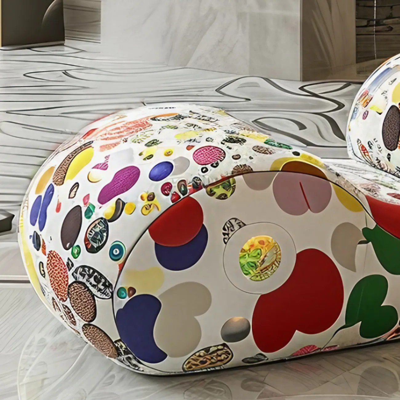 Яркое и необычное кресло MIVICA из дерева KR38615-32