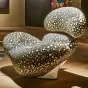 Кресло необычной формы MIVICA из дерева KR38616-32