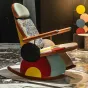 Необычное кресло-качалка Memphis Art от MIVICA из дерева KR38617-32