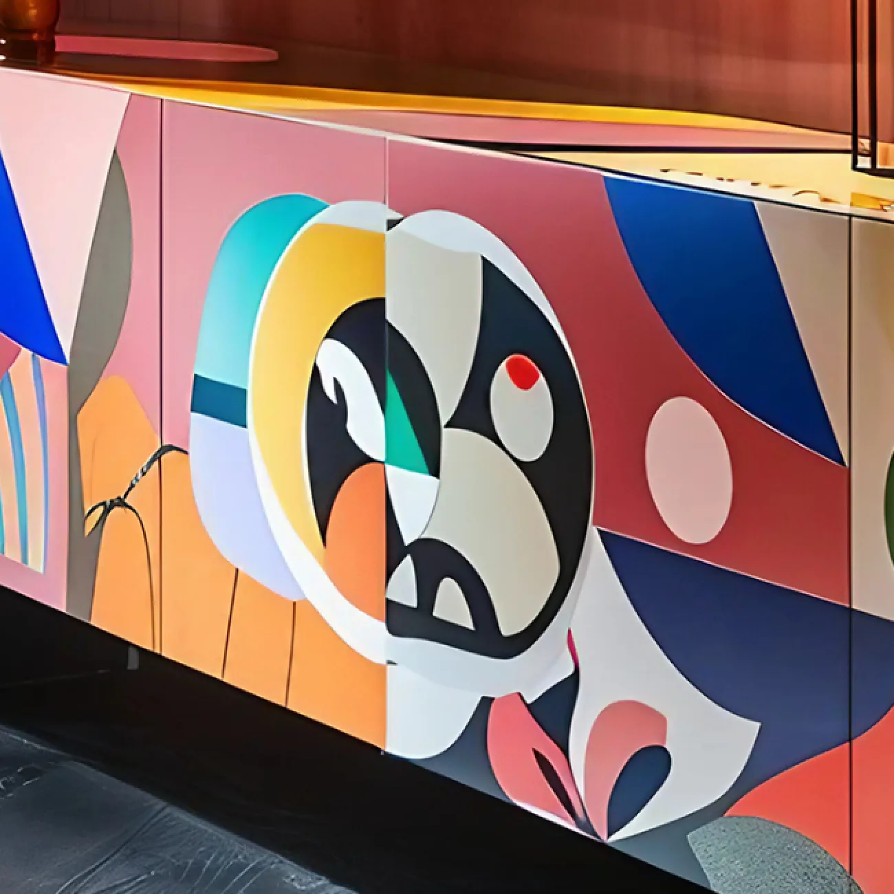 Роскошный сервант MIVICA из дерева с художественной росписью SV38629-32 Роскошный сервант MIVICA из дерева с художественной росписью SV38629-32