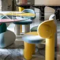 Яркий обеденный стол MIVICA из дерева OS38632-32
