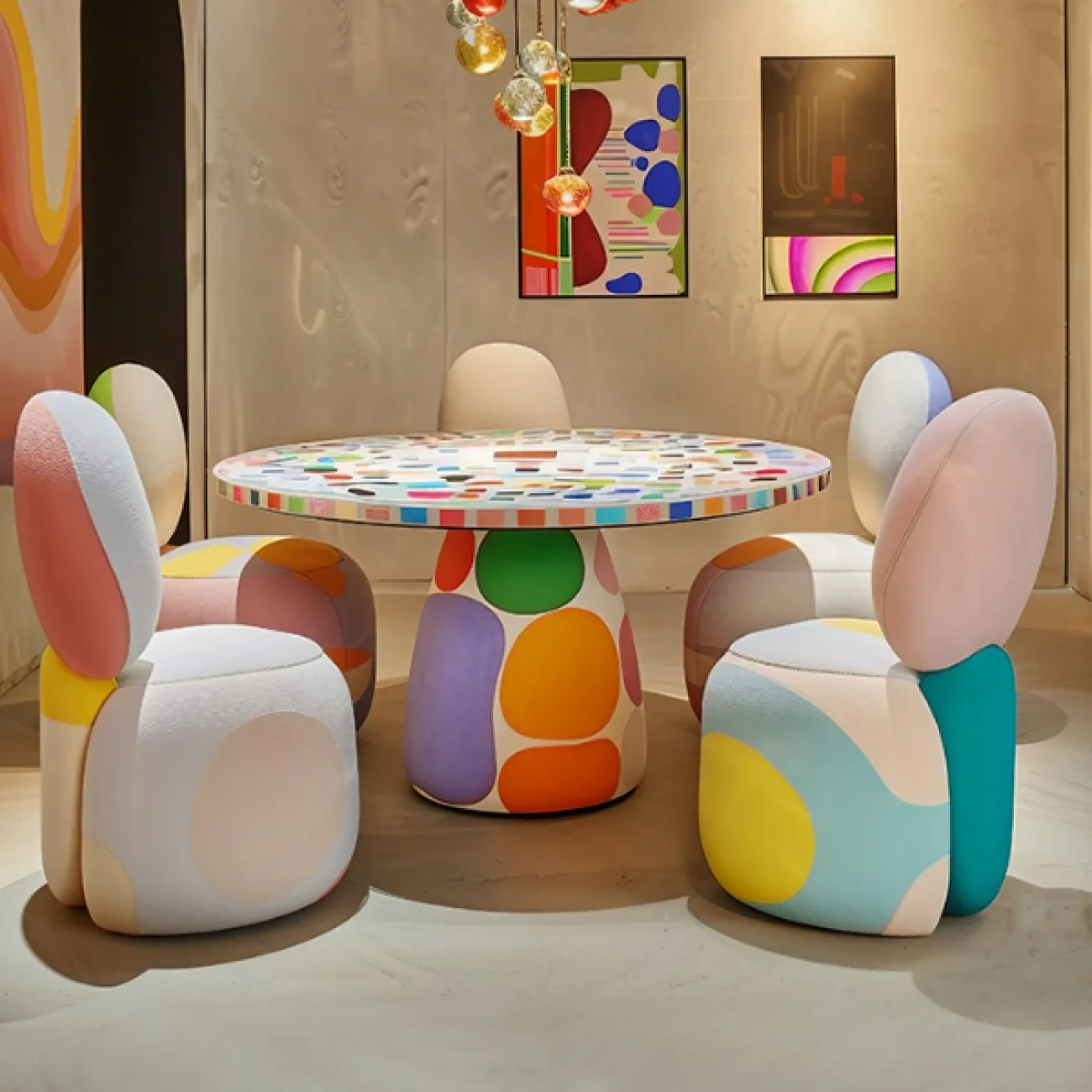 Дизайнерский обеденный стол MIVICA из дерева OS38636-32 Дизайнерский обеденный стол MIVICA из дерева OS38636-32