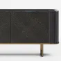 Элегантная тумба под телевизор MIVICA из бука и мрамора TB38642-32