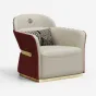  Стильное кресло MIVICA из натуральной кожи и бука KR38645-32