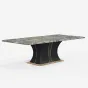 Роскошный обеденный стол MIVICA из дерева и мрамора OS38648-32