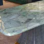 Роскошный обеденный стол MIVICA из дерева и мрамора OS38648-32
