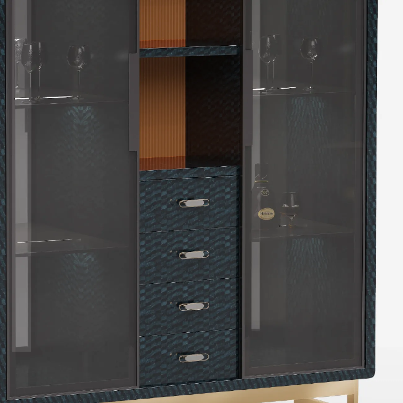 Роскошный винный шкаф MIVICA из бука с закаленным стеклом VS38652-32 Роскошный винный шкаф MIVICA из бука с закаленным стеклом VS38652-32