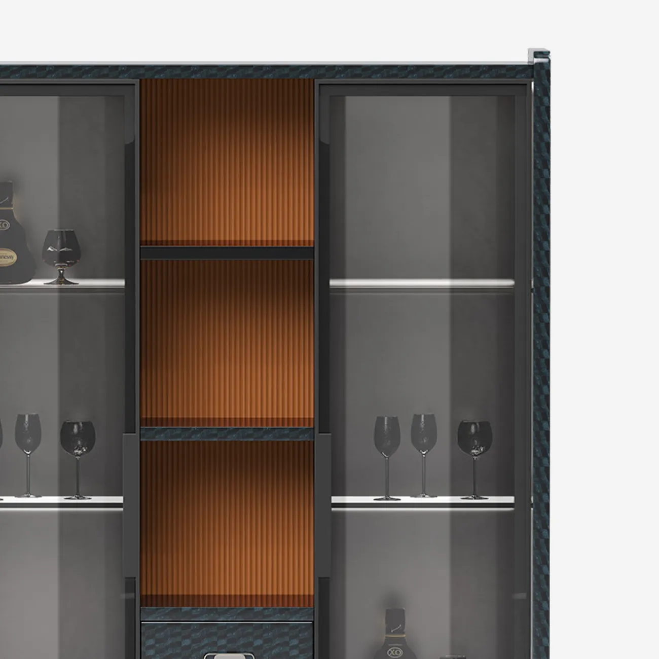 Роскошный винный шкаф MIVICA из бука с закаленным стеклом VS38652-32 Роскошный винный шкаф MIVICA из бука с закаленным стеклом VS38652-32