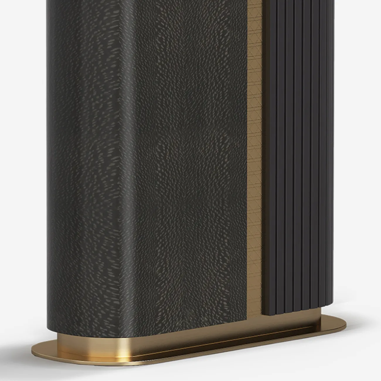 Элегантный пристенный столик MIVICA из мрамора и дерева PS38654-32