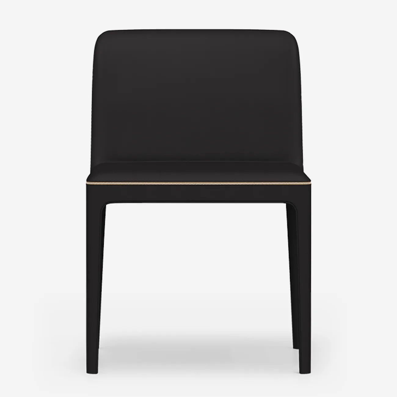 Удобный обеденный стул MIVICA из дерева и кожи ST38666-32