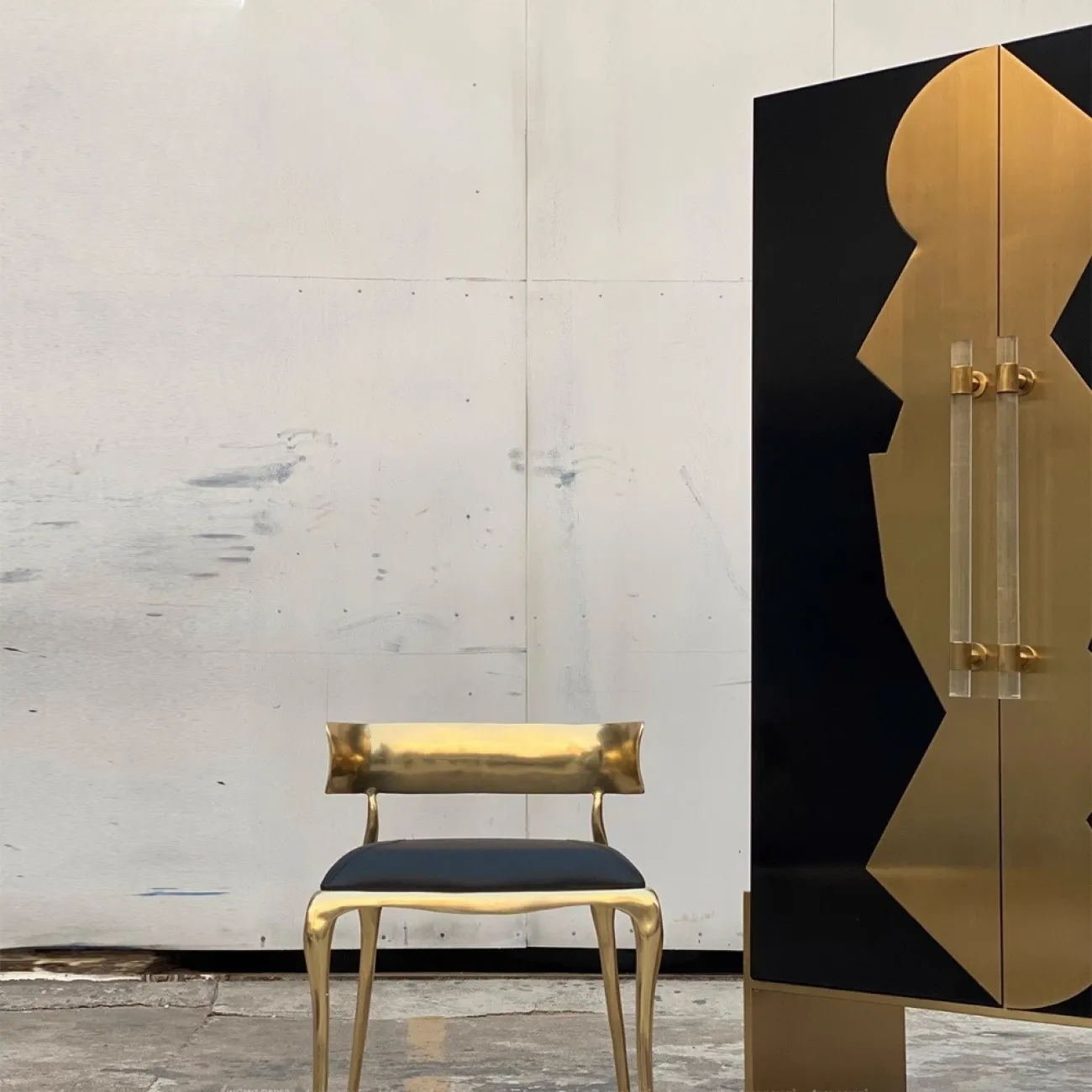 Дизайнерский Геометрический Винный Шкаф Yanshe от LaLume