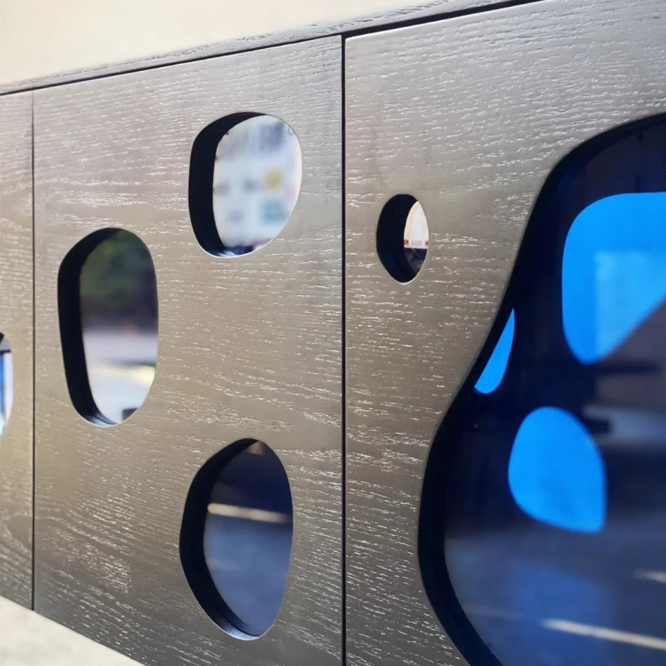 Дизайнерский Комод под Телевизор Губчатое Стекло Yanshe от LaLume