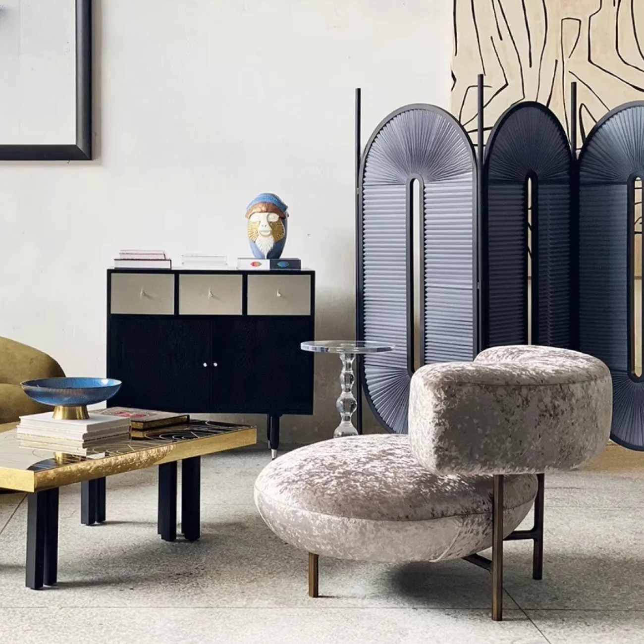 Дизайнерский Одноместный Диван Манго Yanshe от LaLume