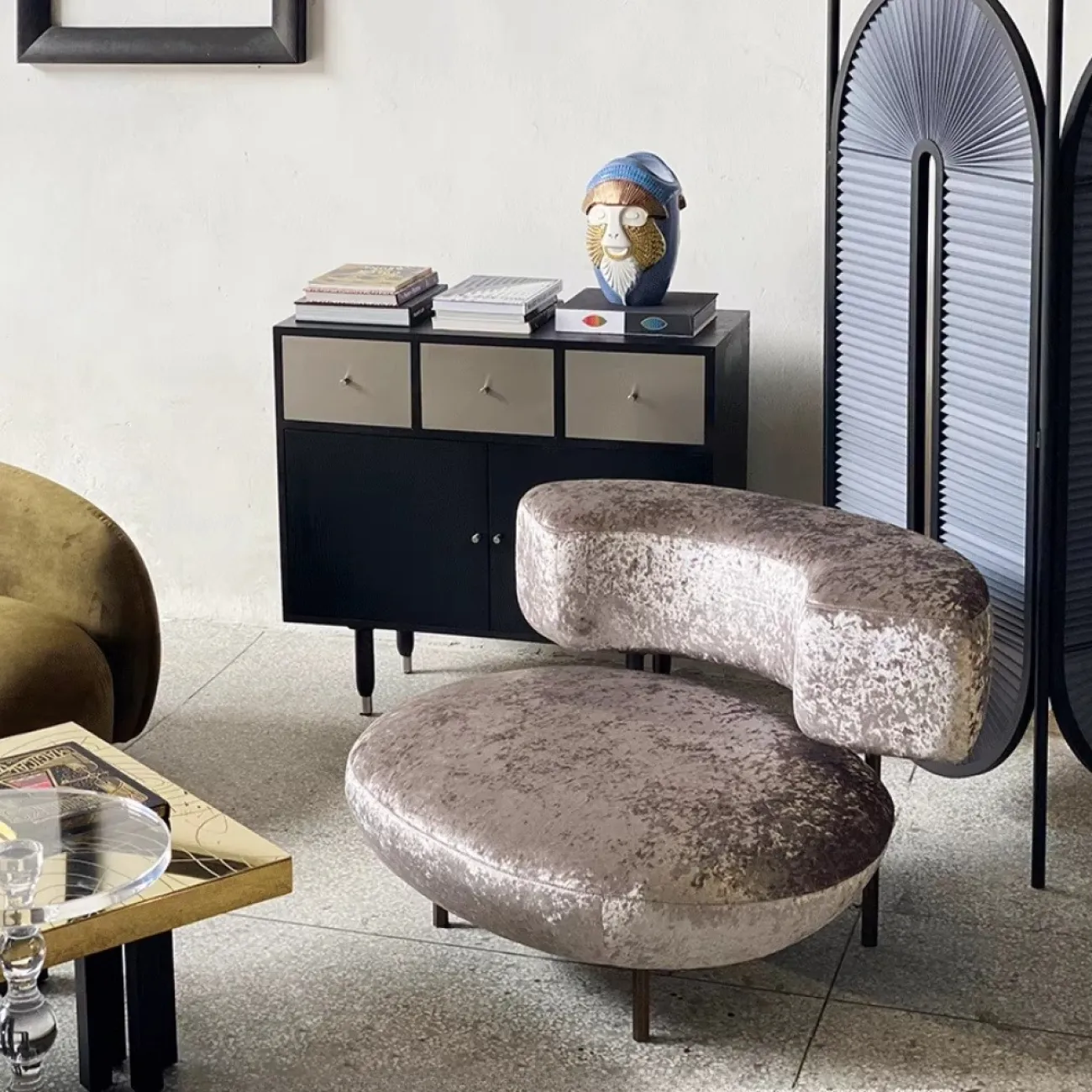 Дизайнерский Одноместный Диван Манго Yanshe от LaLume