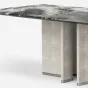 Роскошный обеденный стол MIVICA с мраморной столешницей OS38680-32