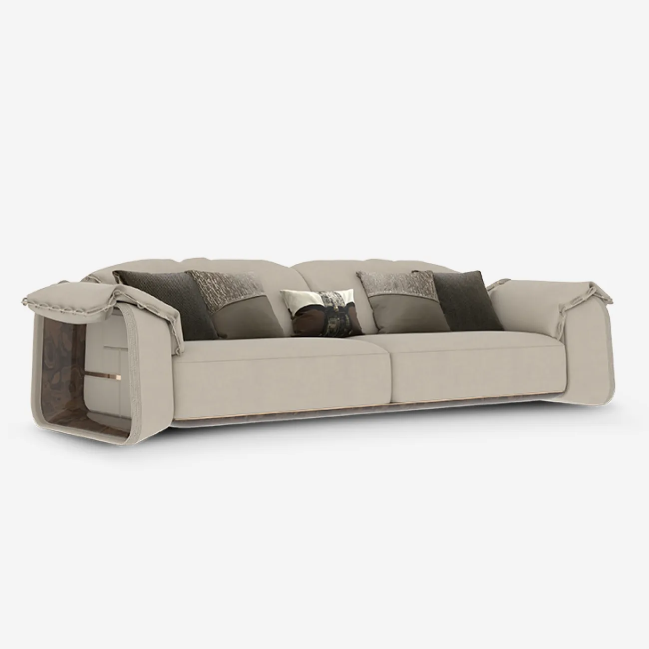 Роскошный диван MIVICA из натуральной воловьей кожи DV38685-32