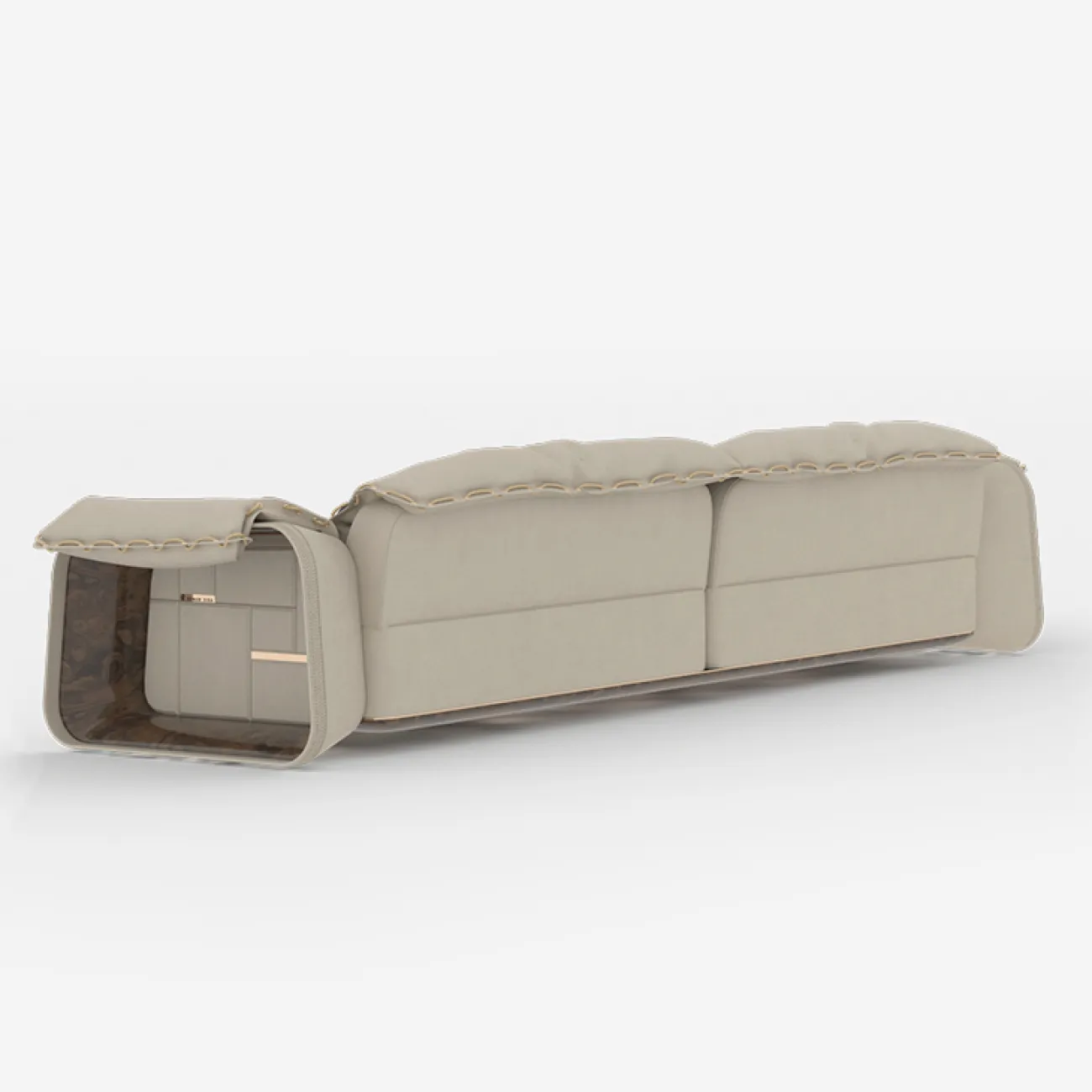 Роскошный диван MIVICA из натуральной воловьей кожи DV38685-32