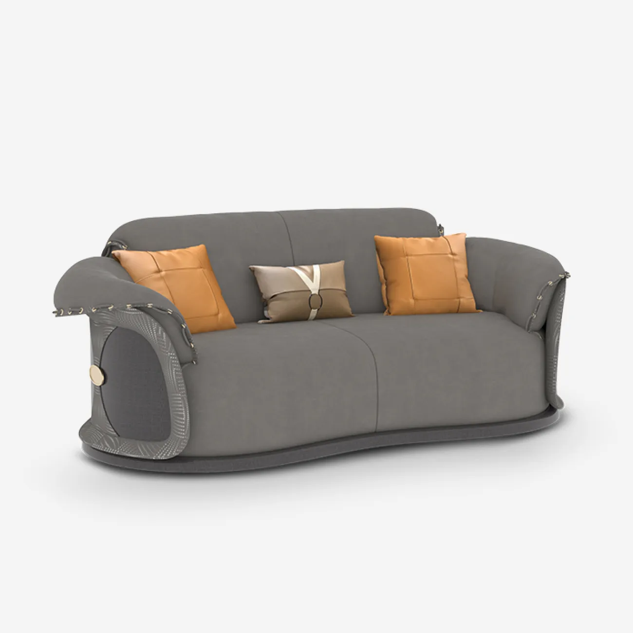 Уютный диван MIVICA из натуральной воловьей кожи DV38692-32 Уютный диван MIVICA из натуральной воловьей кожи DV38692-32