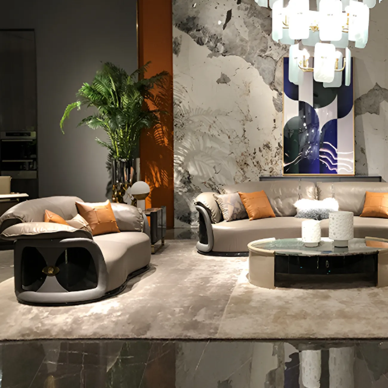 Уютный диван MIVICA из натуральной воловьей кожи DV38695-32 Уютный диван MIVICA из натуральной воловьей кожи DV38695-32