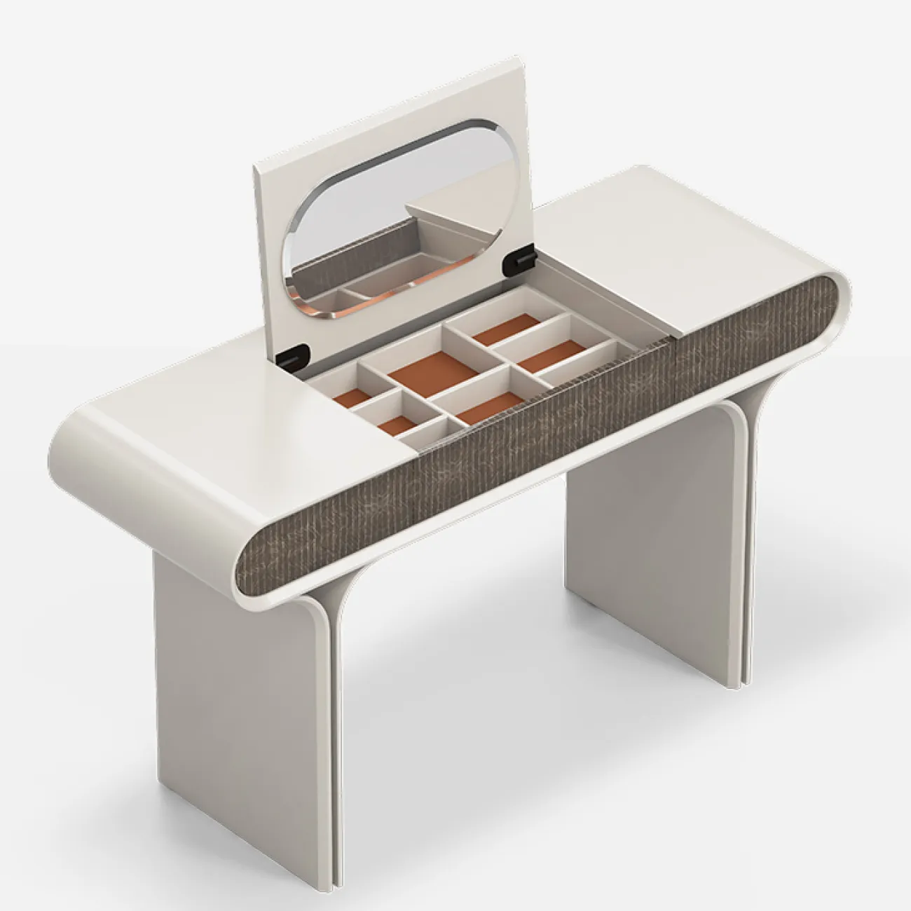 Элегантный туалетный столик со складным зеркалом MIVICA из бука TS38700-32