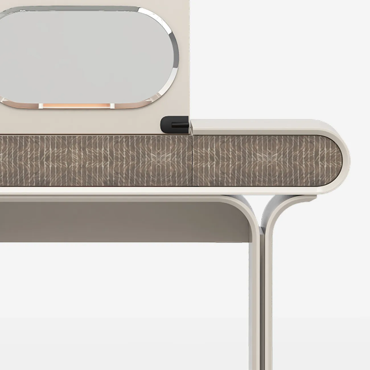 Элегантный туалетный столик со складным зеркалом MIVICA из бука TS38700-32