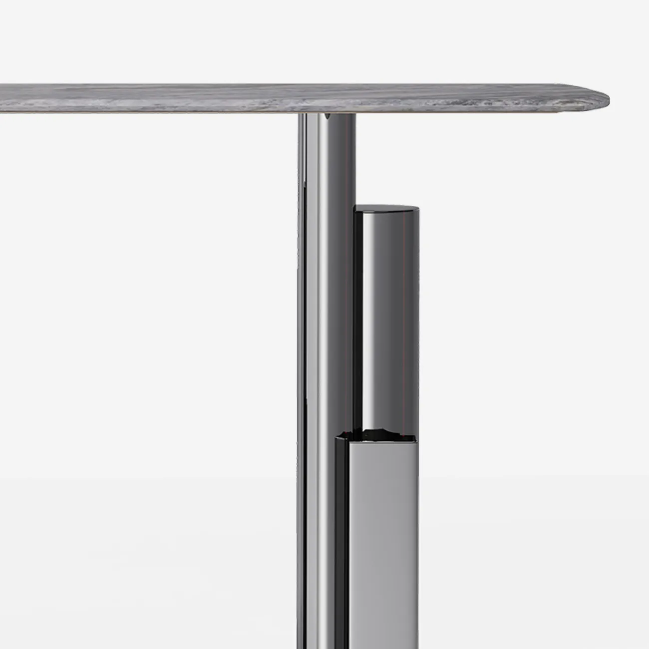 Стильный пристенный столик MIVICA со столешницей из мрамора ST38705-32 Стильный пристенный столик MIVICA со столешницей из мрамора ST38705-32