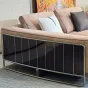 Уютный диван MIVICA из бука и матовой кожи DV38721-32