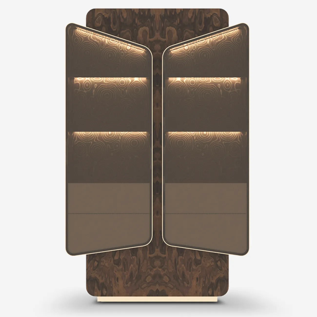 Роскошный винный шкаф с подсветкой MIVICA из бука VS38725-32