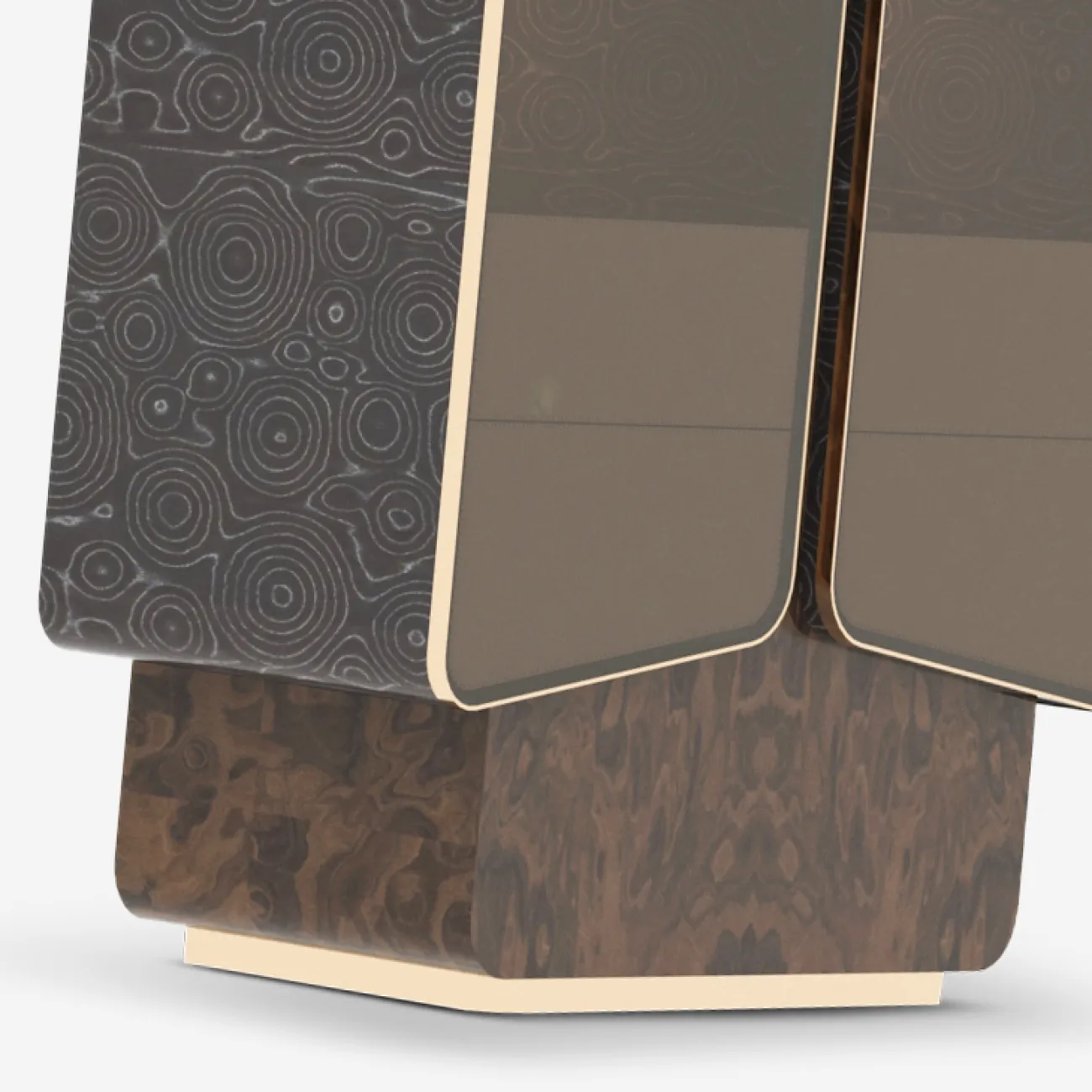 Роскошный винный шкаф с подсветкой MIVICA из бука VS38725-32