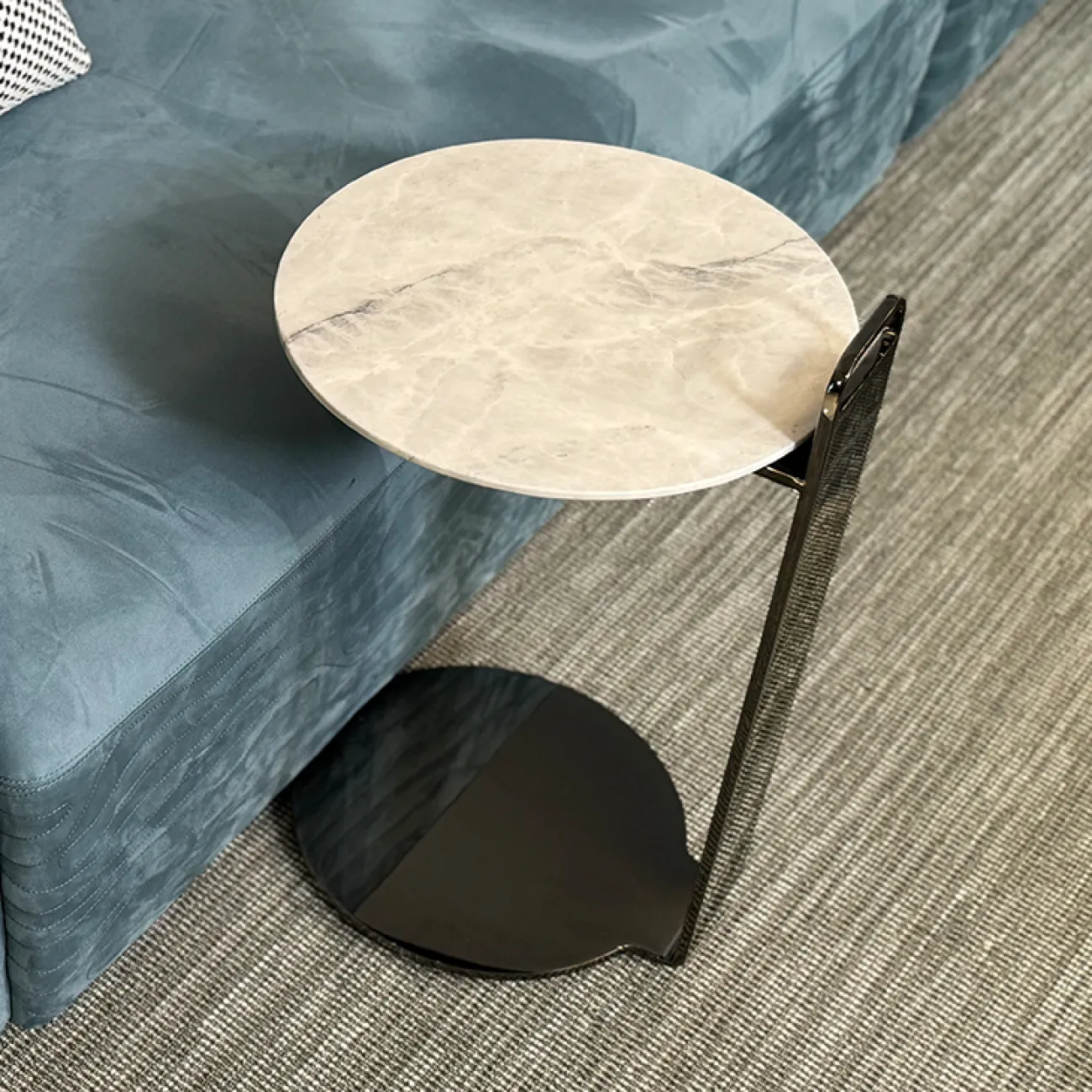 Угловой кофейный столик MIVICA с мраморной столешницей KS38729-32