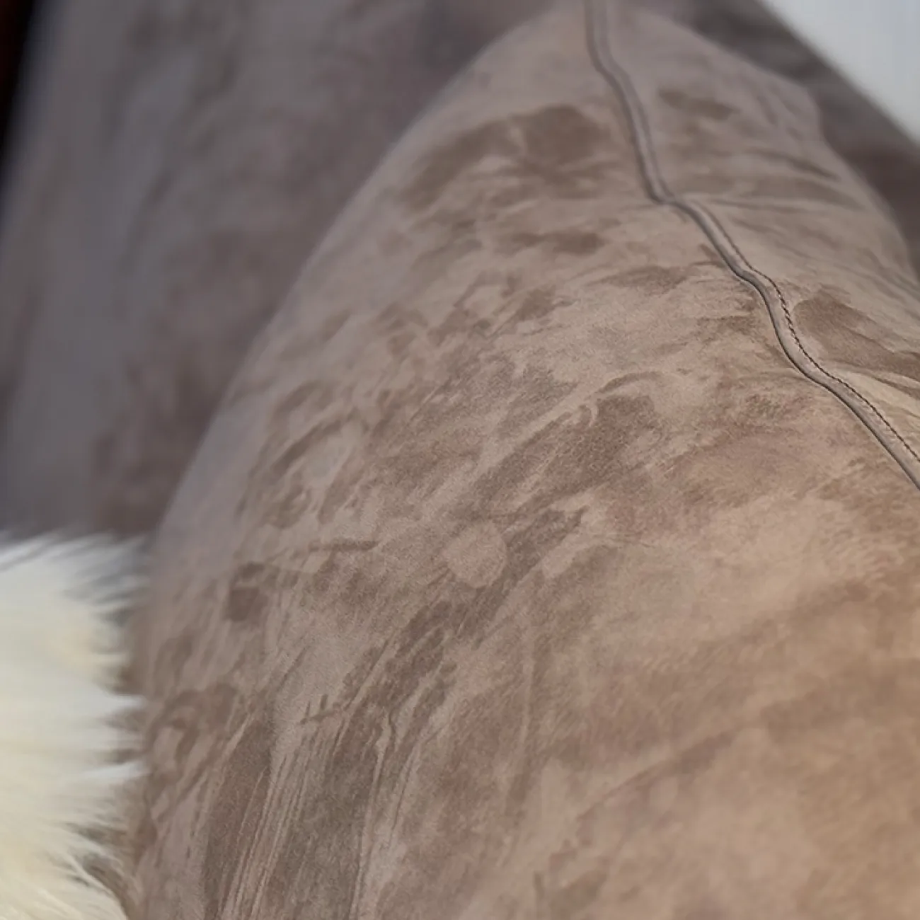 Большой угловой диван MIVICA из бука и матовой кожи DV38731-32