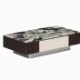 Элегантный журнальный столик MIVICA из мрамора и бука JS38732-32