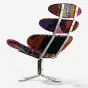 Яркое кресло "Граффити" MIVICA с подставкой под ноги KR38733-32