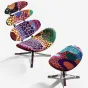 Яркое кресло "Граффити" MIVICA с подставкой под ноги KR38733-32