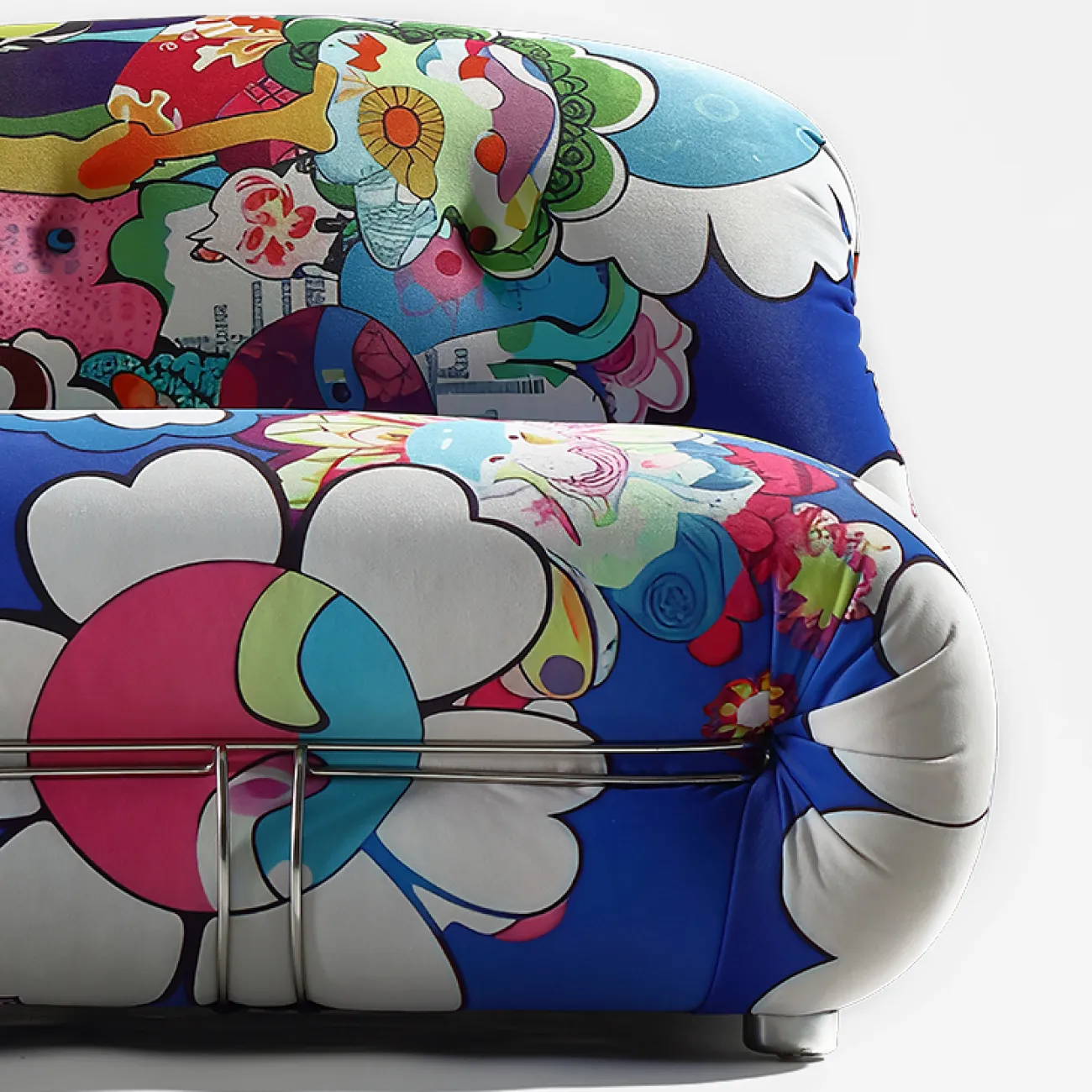 Необычное кресло "Граффити" MIVICA с ярким принтом KR38734-32 Необычное кресло "Граффити" MIVICA с ярким принтом KR38734-32