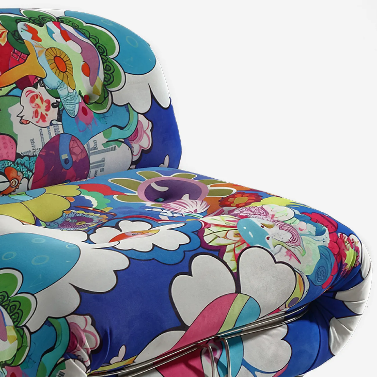 Необычное кресло "Граффити" MIVICA с ярким принтом KR38734-32 Необычное кресло "Граффити" MIVICA с ярким принтом KR38734-32