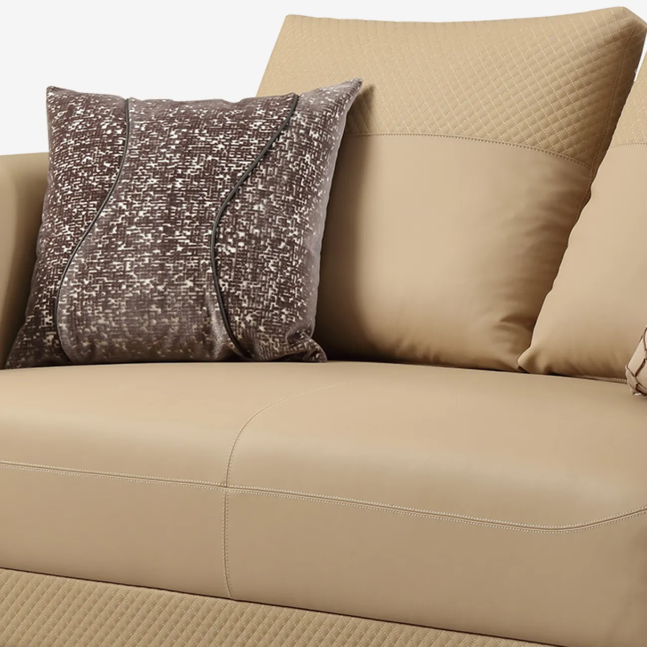 Уютный диван MIVICA из натуральной кожи DV38747-32