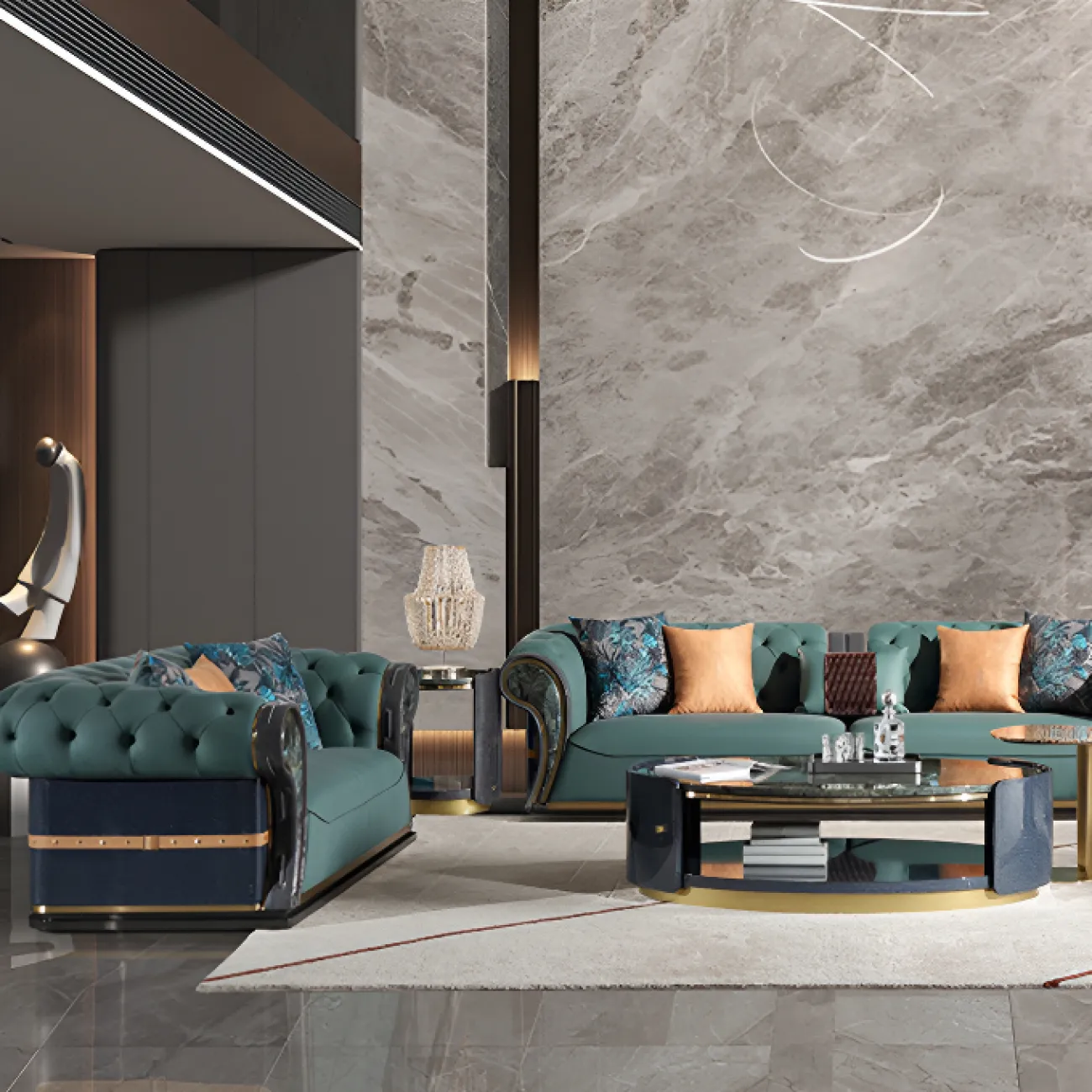 Уютный диван MIVICA из натуральной кожи DV38751-32