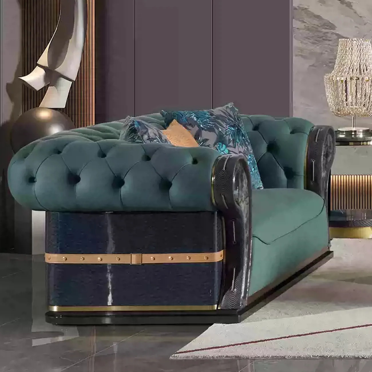 Уютный диван MIVICA из натуральной кожи DV38751-32