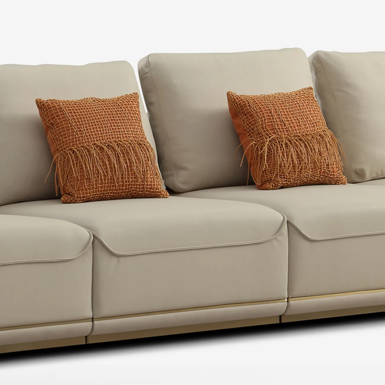 Комфортабельный диван MIVICA из натуральной кожи DV38753-32 Комфортабельный диван MIVICA из натуральной кожи DV38753-32