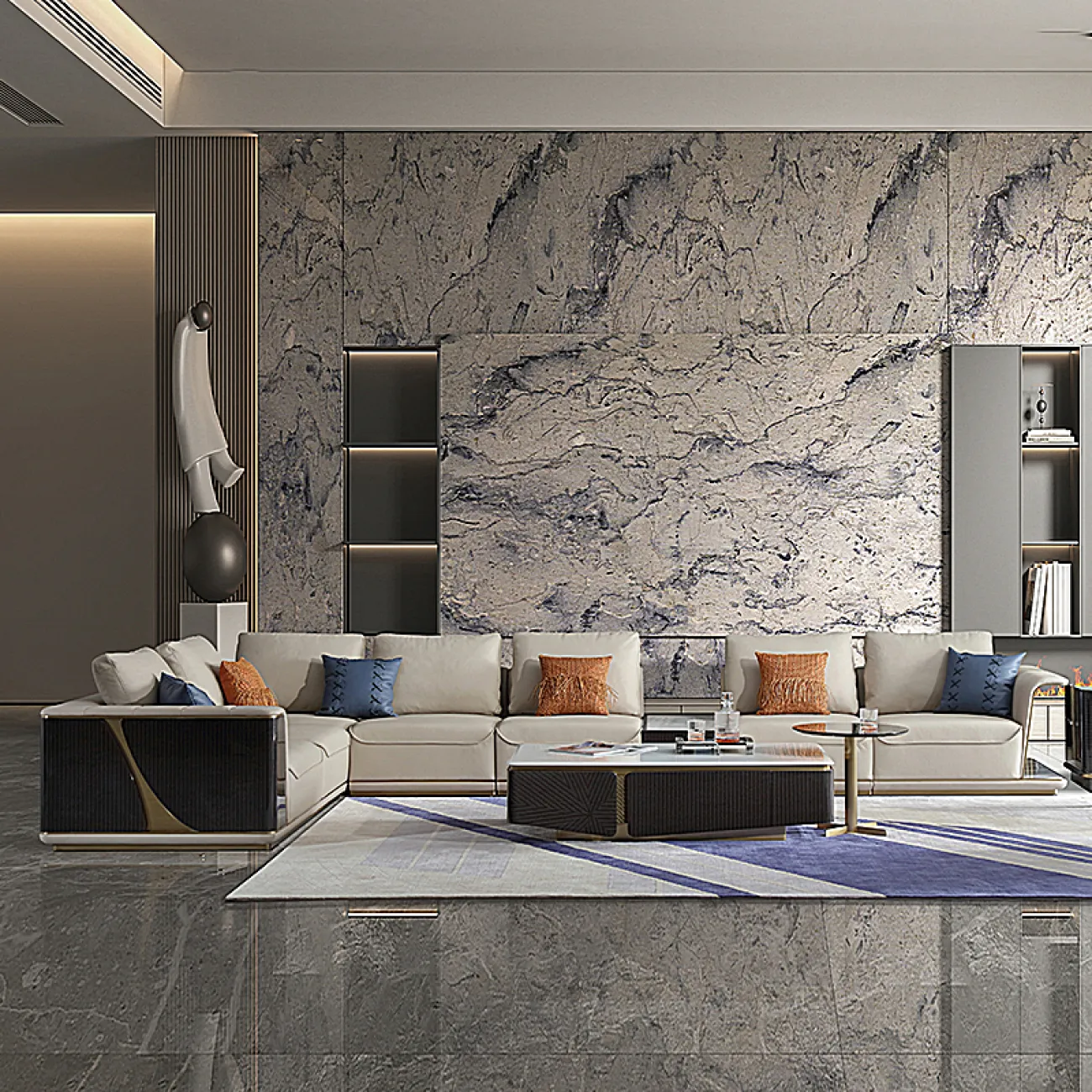 Стильный угловой диван MIVICA из натуральной кожи DV38754-32 Стильный угловой диван MIVICA из натуральной кожи DV38754-32