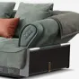 Респектабельный диван MIVICA из натуральной матовой кожи DV38764-32