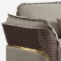 Роскошный диван MIVICA из натуральной матовой кожи DV38768-32